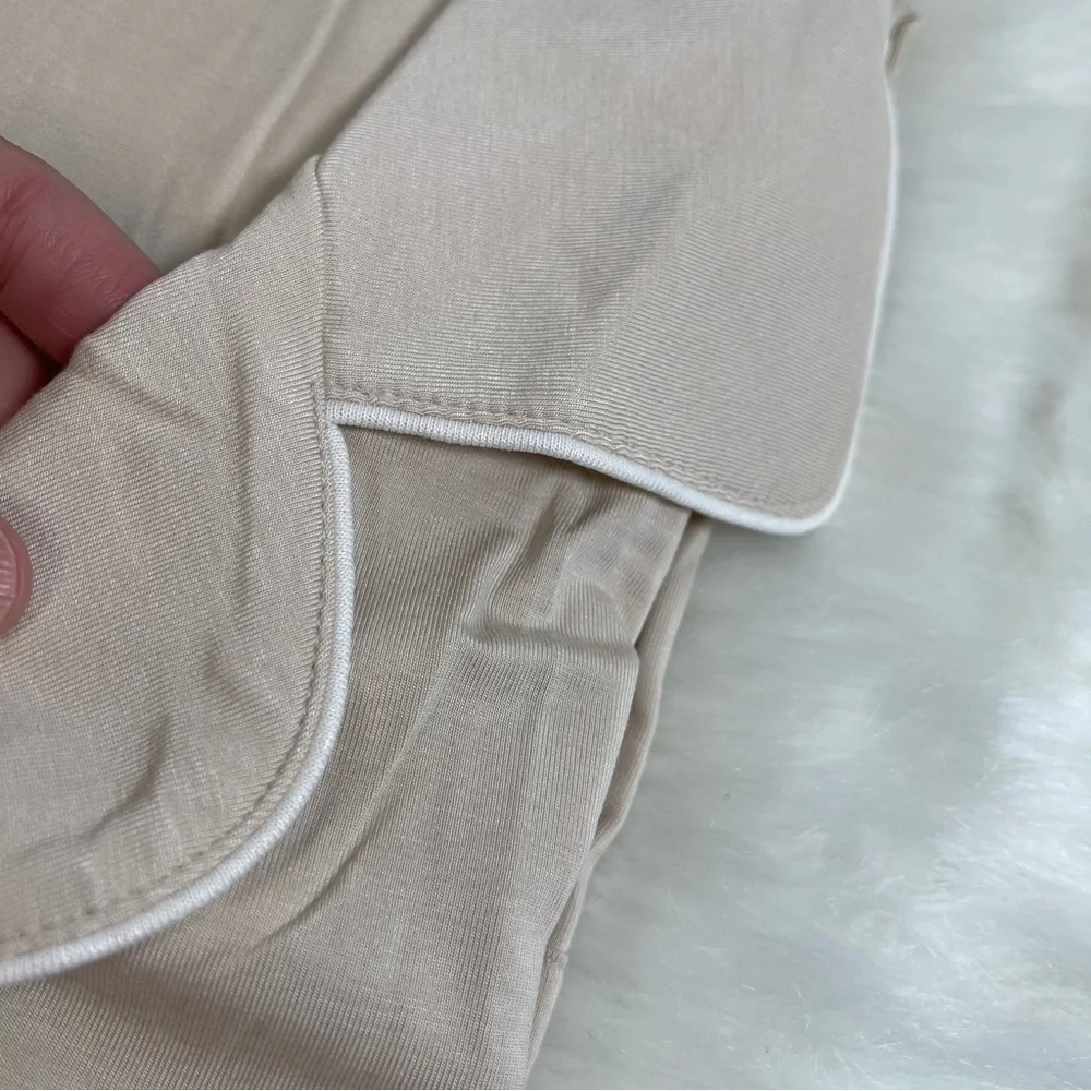 NWT Pajama Set for Women Soft Capri Button Up Cooling Pjs Set/Size Small - Picture 10 of 11